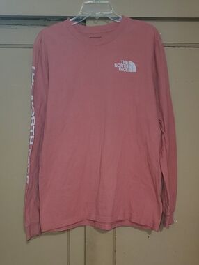 The North Face Long Sleeve Tee in Salmon